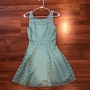 green skater dress!
